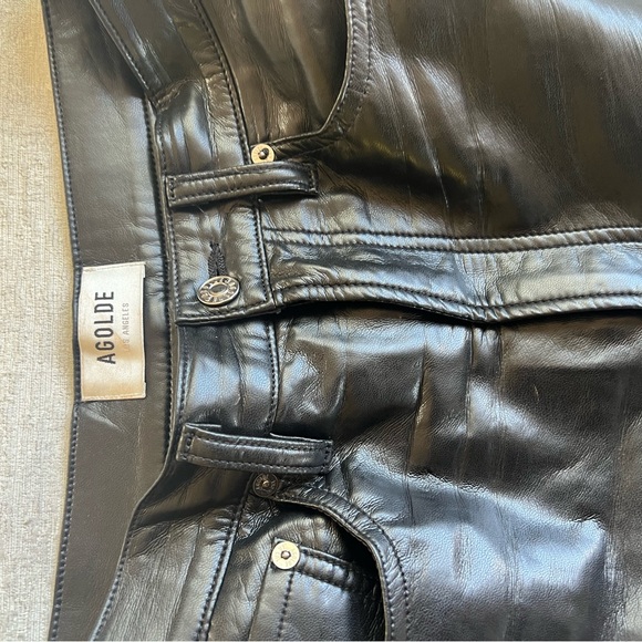 AGOLDE LEATHER 90'S PINCH WAIST - Picture 7 of 10